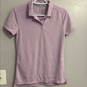Nike Women's Lavender Dri-fit Polo Shirt